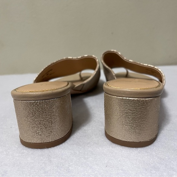 Donald Pliner Melrose Vintage Metallic Low Heels Platino size 8 - Picture 6 of 11